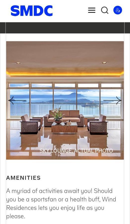 Wind Residences Smdc Tower 2 Tagaytay City Exterior photo